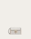 VALENTINO GARAVANI VALENTINO GARAVANI ROCKSTUD GRAINY CALFSKIN CROSSBODY BAG