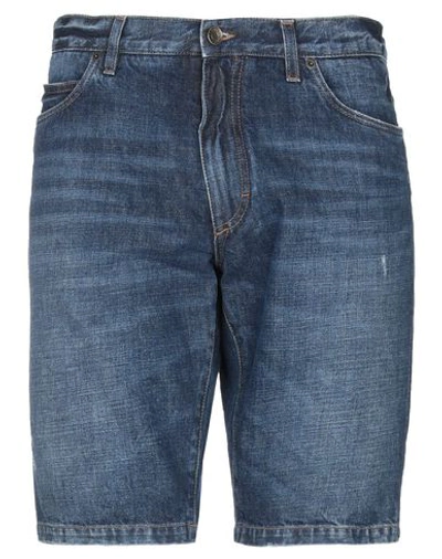 Dolce & Gabbana Denim Bermudas In Blue