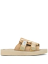Suicoke Pantoletten Mit Doppeltem Riemen In Brown