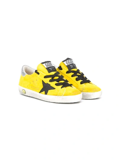 Golden Goose Kids' Superstar Trainers In Yellow