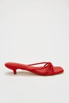 Jaggar Loop Kitten Heel In Ruby