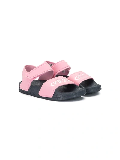 Adidas Originals Kids' Adilette 20mm Sandals In Pink