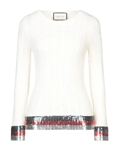 Gucci Cashmere Blend In Ivory