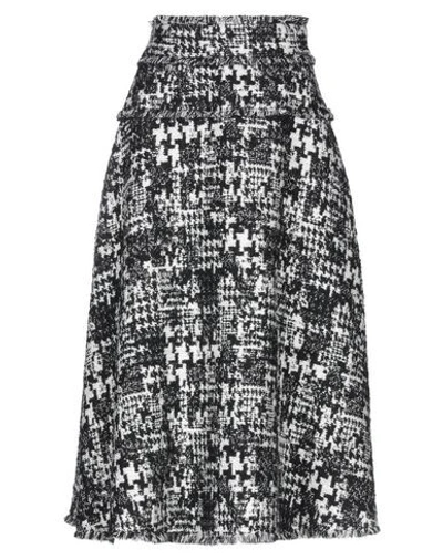 Dolce & Gabbana Midi Skirts In Black