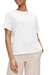 Eileen Fisher Crewneck T-shirt In White