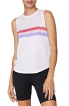 SPIRITUAL GANGSTER STRIPE ACTIVE MUSCLE TANK,SU03611009