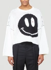 RAF SIMONS RAF SIMONS SMILEY FACE KNITTED SWEATER