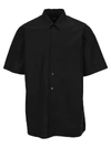 RAF SIMONS RAF SIMONS LOGO PRINT BUTTON UP SHIRT