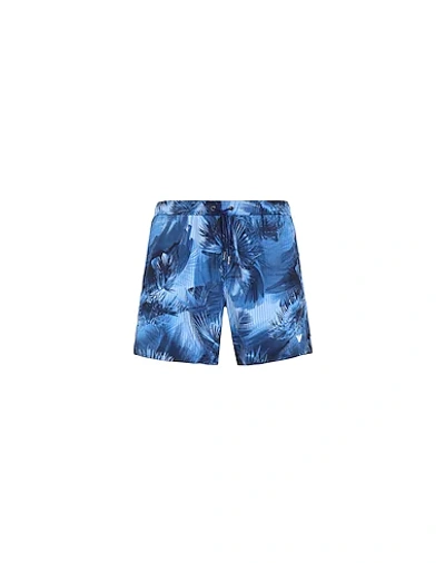 Emporio Armani Swim Shorts In Blue