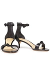 ALEXANDRE BIRMAN KNOTTED LEATHER SANDALS,3074457345622759164