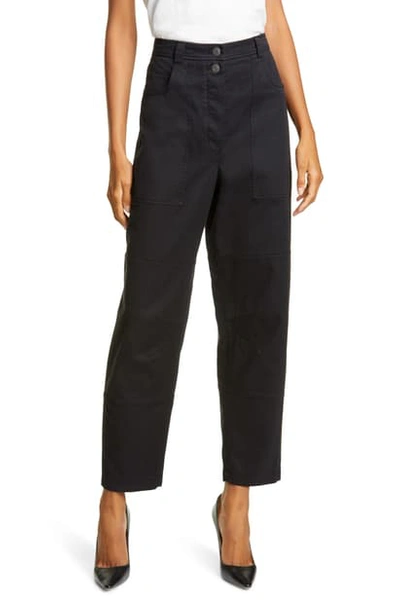 A.l.c Colin Tapered Crepe Pants In Black