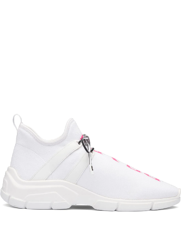 prada stretch knit sneakers