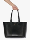 TOM FORD BLACK PERFORATED LEATHER TOTE BAG,L1285TICL00214545318