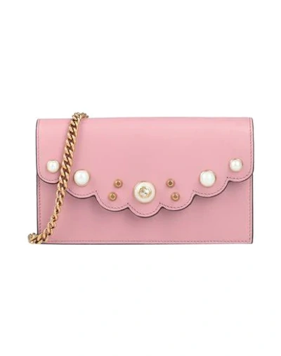 Gucci Cross-body Bags In Pink