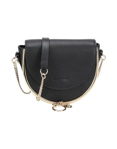 SEE BY CHLOÉ SEE BY CHLOÉ MARA EVENING BAG WOMAN CROSS-BODY BAG BLACK SIZE - BOVINE LEATHER,45517004VE 1