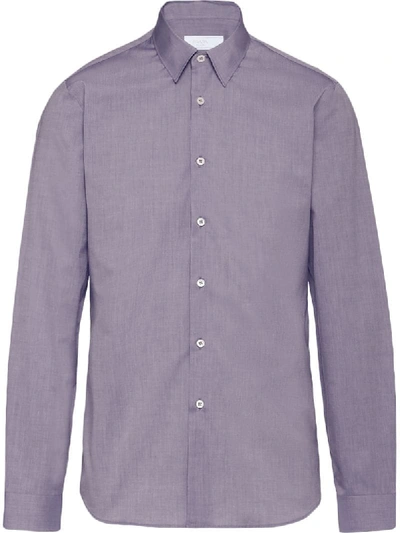Prada Button-up Shirt In Purple