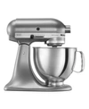 Kitchenaid Artisan Series 5-quart Tilt-head Stand Mixer With Flex Edge Beater Bundle Set Ksm150fe In Contour Silver