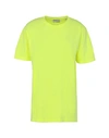 Colorful Standard T-shirt Gialla Neon Over In Yellow