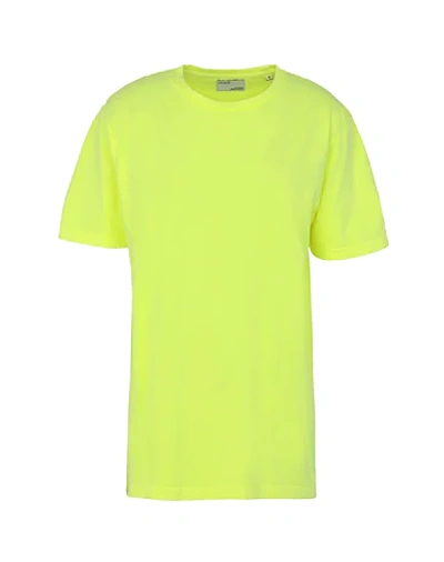 Colorful Standard T-shirt Gialla Neon Over In Yellow