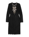 Dolce & Gabbana Knee-length Dress In Black
