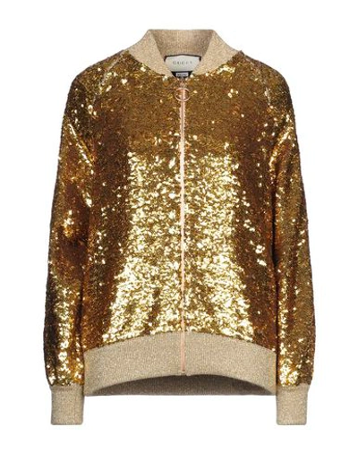 Gucci Bomber In Gold