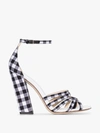 BURBERRY SANDALEN MIT VICHY-KAROMUSTER,802848615219930