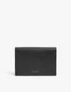 TUMI TUMI BLACK SMOOTH LEATHER CARD HOLDER,34329322