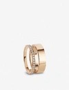 Repossi Berbere Module 18kt Rose Gold Ring With Diamonds In Pink Gold 18k