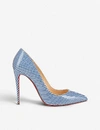 CHRISTIAN LOUBOUTIN PIGALLE FOLLIES 100 PAT STRIPES,R00017487