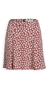 Reformation Flounce Mini Skirt In Grenadine