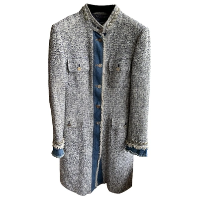 Pre-owned Dolce & Gabbana Coat In Blue