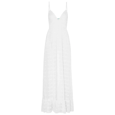 Pre-owned Melissa Odabash Maxi Dress In White