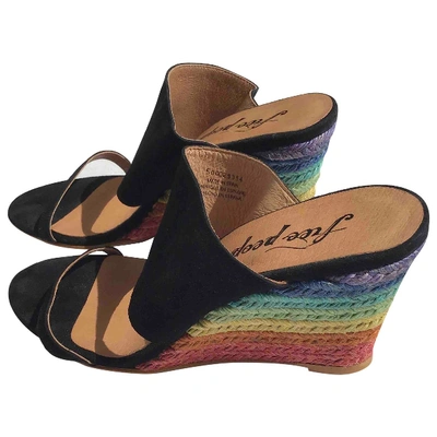 Pre-owned Free People Multicolour Leather Espadrilles
