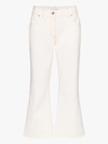 JW ANDERSON WHITE SKINNY FLARED JEANS,TR0020PG017800214654262