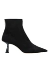 Jimmy Choo Saber 65 Stretch-knit Ankle Boots In Black