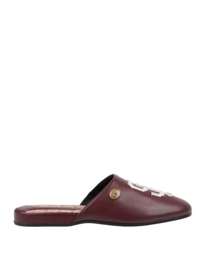 Gucci Mules And Clogs In Maroon