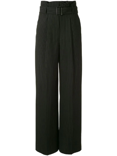 Paule Ka Hose Mit Nadelstreifen In Black