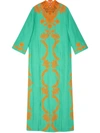 GUCCI LONG LACE KAFTAN DRESS