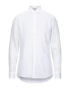 Ermenegildo Zegna Grandad-collar Linen Shirt In White