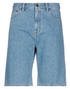 Carhartt Denim Bermudas In Blue