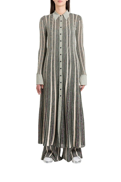 M Missoni Pinafore Dress In Lurex Knit In Multicolor