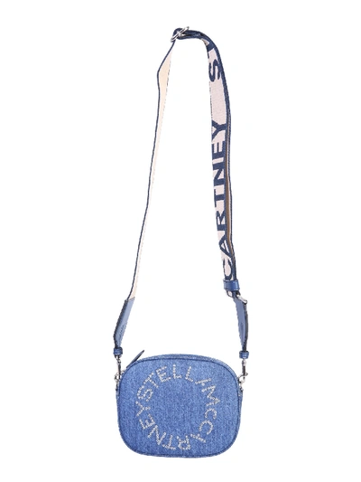Stella Mccartney Belt Bag With Logo In Blue