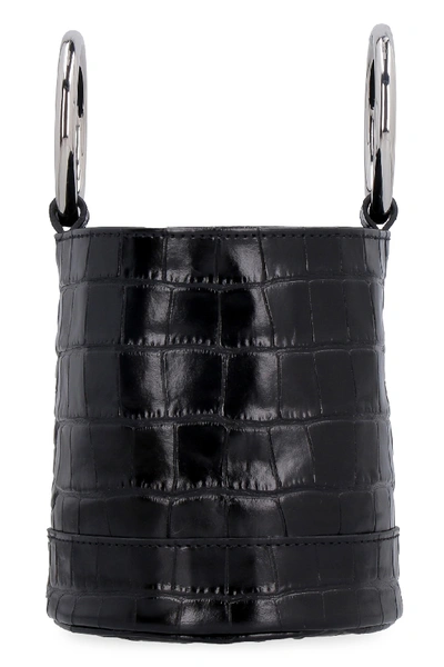 Simon Miller Bonsai 15 Leather Bucket Bag In Nero