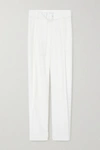 THE FRANKIE SHOP ELVIRA BELTED WOVEN PANTS