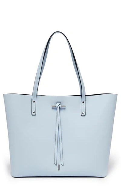 Thacker Fran Leather Tote In Cloud