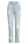 BLANKNYC THE MADISON STAR PATCH CROP JEANS,55AG2180NDS