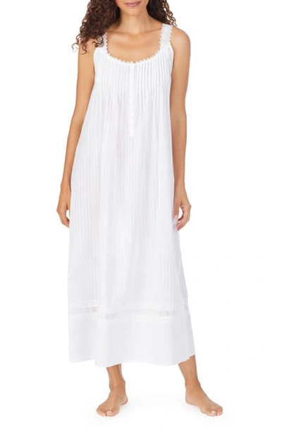 EILEEN WEST EILEEN WEST SLEEVELESS COTTON NIGHTGOWN,E5520079