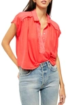 FREE PEOPLE LOW DOWN KNIT TOP,OB1102105