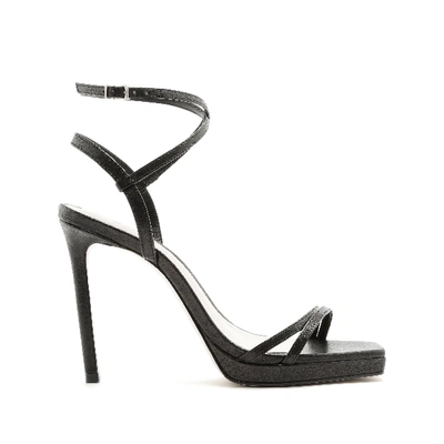 Schutz Women's Tersa Strappy High-heel Sandals In Black Leather