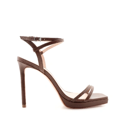 Schutz Women's Tersa Strappy High-heel Sandals In Walnut Leather